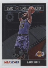 2019-20 Panini NBA Hoops Premium Stock Lights Camera Action LeBron James #20 8d4