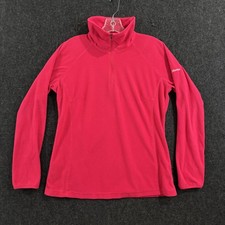 Columbia Glacial Fleece III Pullover Women's Large Pink 1/2 Zip Lightweight