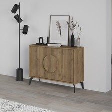 GORA 110cm Modern Sideboard Cabinet with Storage – 2 Door Console Unit