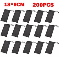 200x 18cm 9cm Micro Fiber Sunglasses Carrying Pouch Soft Case Glasses Bag