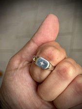 Thomas Sabo Vintage Stern Ring 54 Diamant