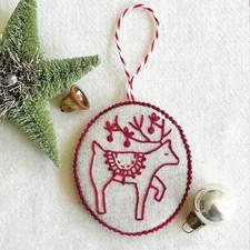 Weihnachten Kreuzstich Set Handstickerei Ornament DIY Dekoration