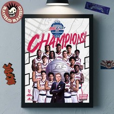 St J0hn’s Team Red S*torm Men’s Basketball Back To Back 2026 Champions Poster