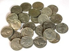 USA Full Date Indian Head/Buffalo Nickel American Coins Pack of 25 - Random Date