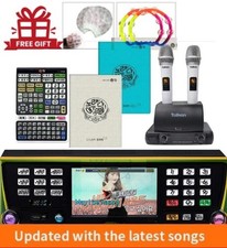 TJ Media B2 Plus Karaoke Machine 1TB  Wireless Mic  Remote  Book 2 