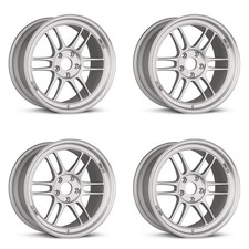 Set Of 4 Enkei Rpf1 Silver 18x9.5 38mm 5x114.3mm Wheels Set Of 4 Enkei Rpf1 Silver 18x9.5 38mm 5x114.3mm Wheels