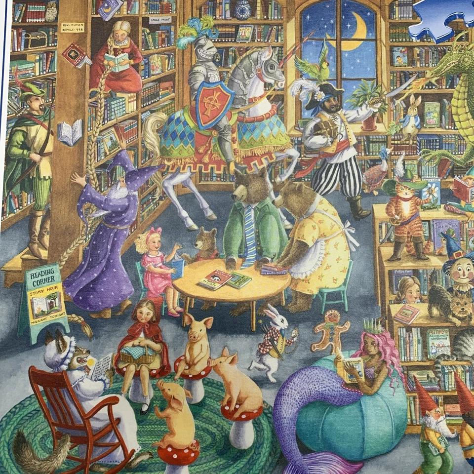 Ravensburger Lot 5 Landscape Venice Japan Library 1000 1500 Piece Jigsaw Puzzle - Image 3 of 4