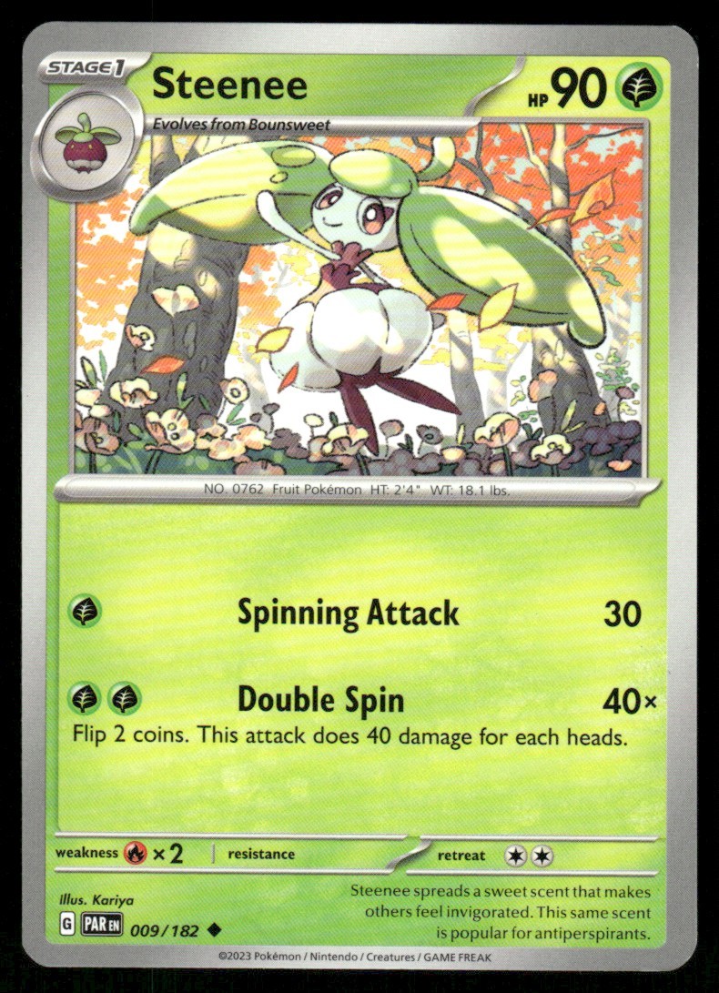 2023 Scarlet & Violet Series - Paradox Rift Steenee Uncommon #9