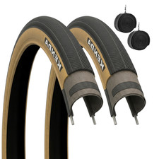 2 COPERTONI 700 X 28C+CAMERE PNEUMATICI KENDA NERO PARA BICI BICICLETTA TREKKING