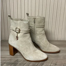 Coach Olivia Suede Bootie Oat Women’s Size 9.5B