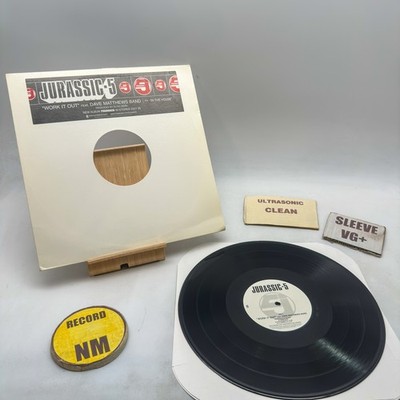 Jurassic 5 Feat. Dave Matthews Band- Work It Out NM/VG+ Ultrasonic Clean