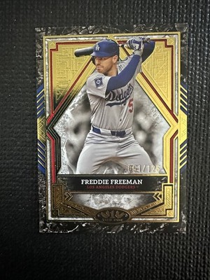 2025 Topps Tier One FREDDIE FREEMAN TIER 3 SP Gold Foil Parallel