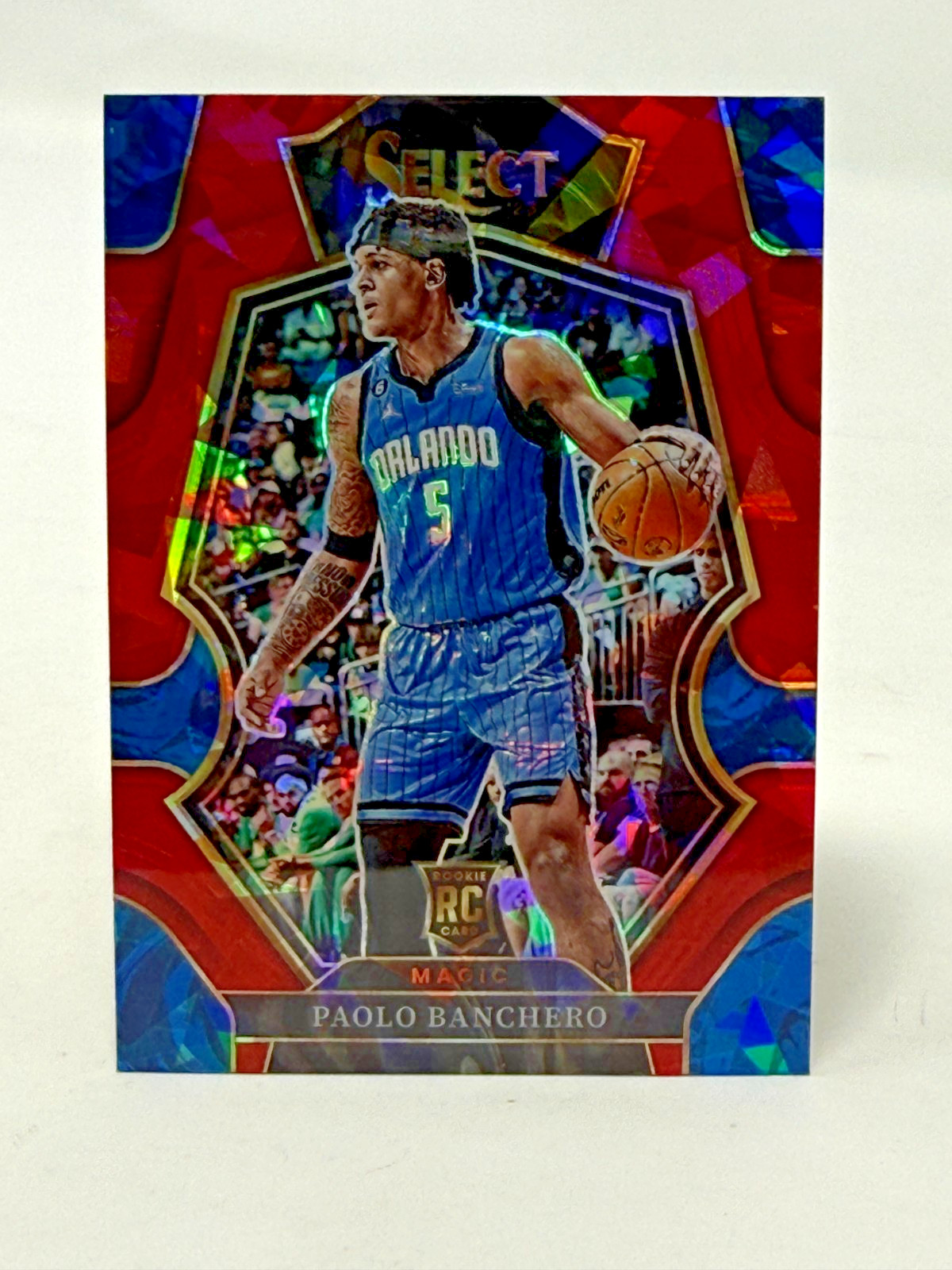 2022-23 Panini Select - Premier Level Paolo Banchero #169 Red Cracked Ice Prizm