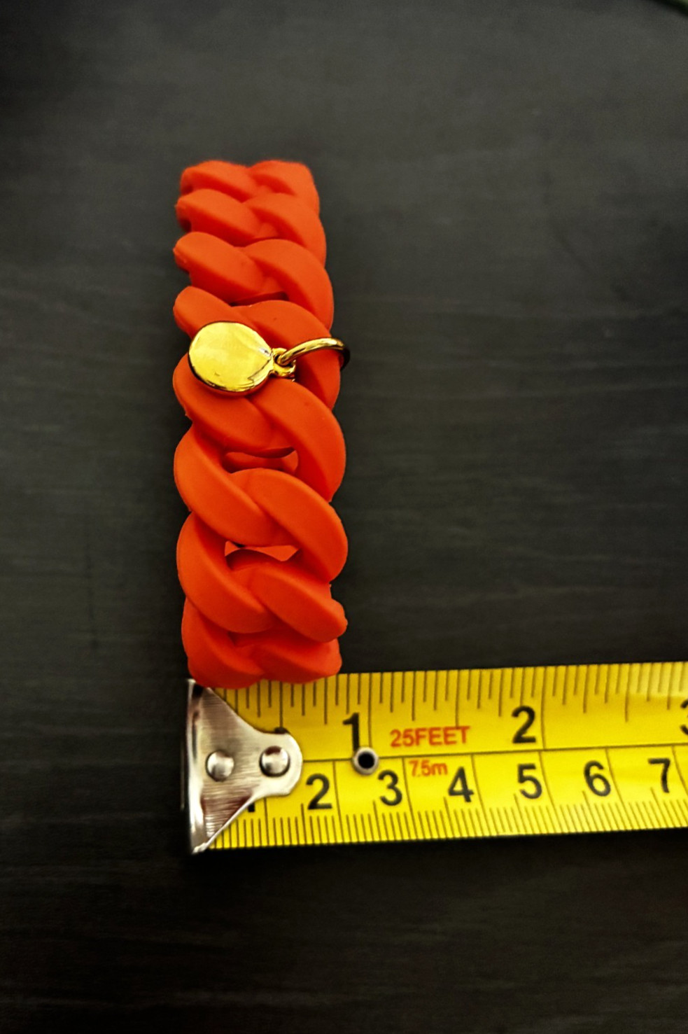 Wayne by Wayne Orange Expandable Link Bracelet wi… - image 4