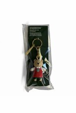 NEW Starbucks "Bearista" Holidays 2025 Red Lid Stopper Keychain