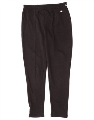 Champion Womens Graphic Tracksuit Trousers UK 10 Small  Black WG01