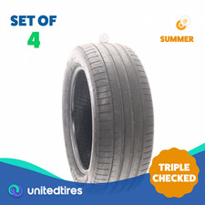 Set Of 4 Used 27550r20 Falken Azenis Fk520 Mo 113v - 5-6.532 Set Of 4 Used 27550r20 Falken Azenis Fk520 Mo 113v - 5-6.532
