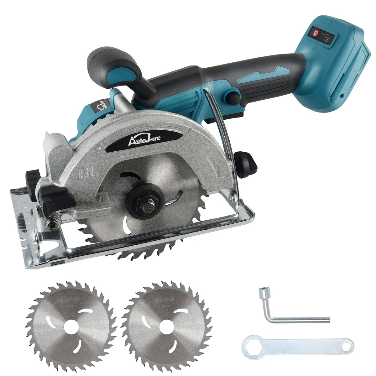 Mini Scie Circulaire Plongeante FERM CSM1043 - Kit Complè, 85mm, 230V