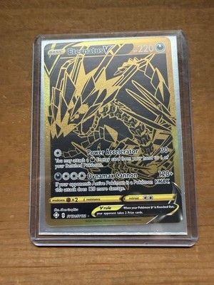 Pokémon TCG Eternatus v SV121/SV122 Shining Fates Gold Ultra Rare