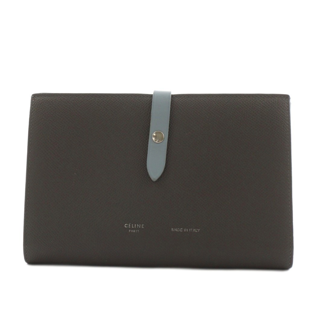 CELINE Multi-Function Strap Wallet Long Wallet Bi… - image 1