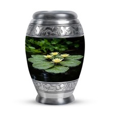 Lotus Urn 3 Inch Funeral Cremation Urn Women Ashes Decorative Memorial Burial