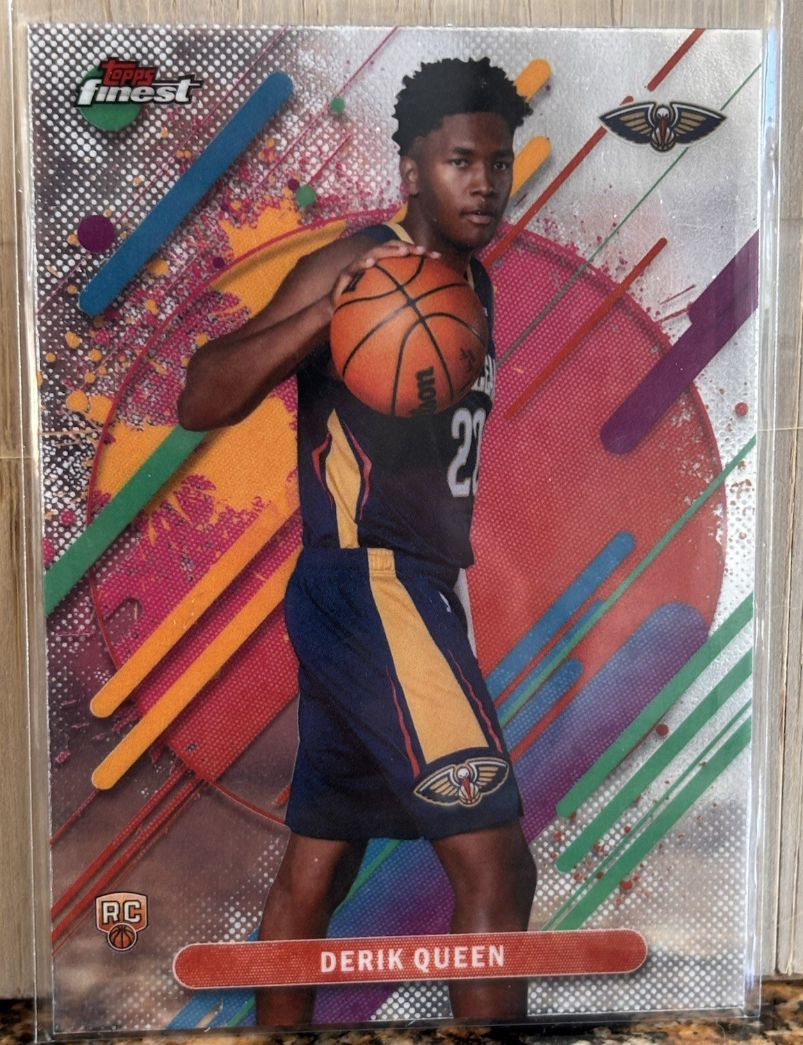 Topps Finest Derik Queen New Orleans Pelicans RC Rare #213 2025-26 Basketball