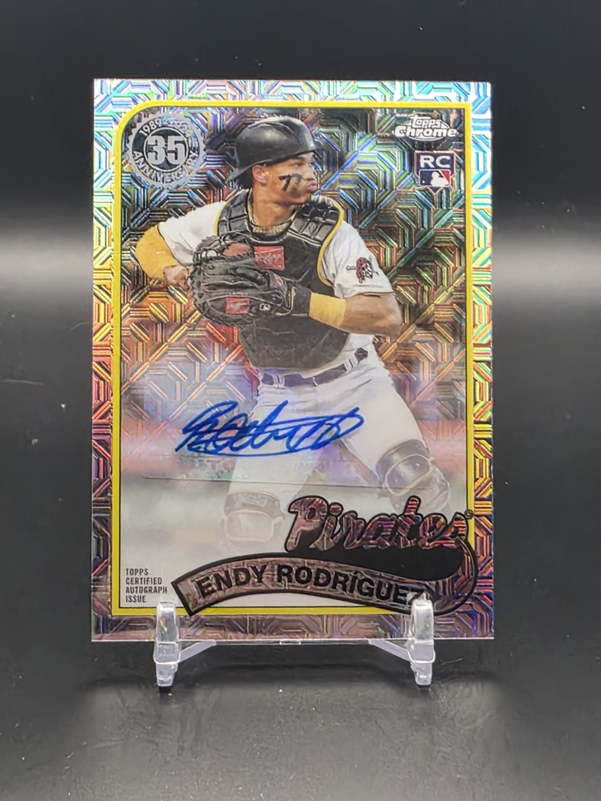 2024 Topps 1989 Chrome Silver Pack Mojo Endy Rodriguez #2T89C-59 RC Auto