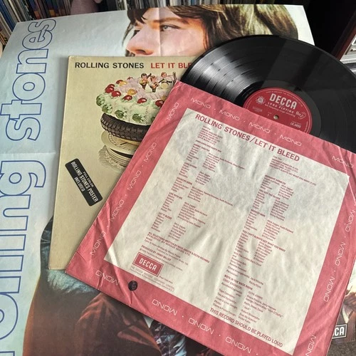 The Rolling Stones Let It Bleed Mono, 1969 UK Ist issue Vinyl LP, rare complete