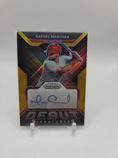 2022 Panini Prizm Debut Signatures Rafael Marchan #DS-RM Gold Prizm 7/10 (AU)