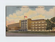 Postcard Indiana State Board of Health Building Indianapolis Indiana USA