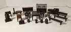 Vintage Marx Western Town Play Set Accessories Lot - 21 Pieces