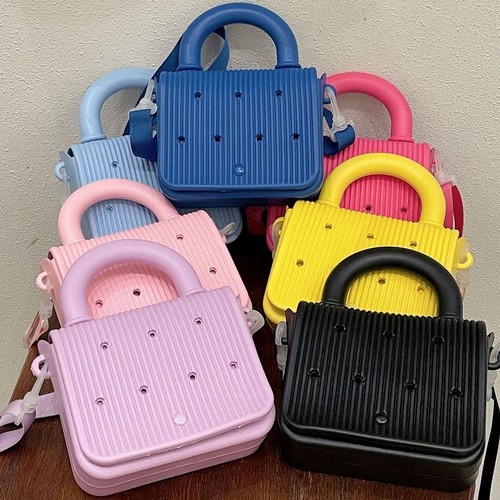 Anti-slip EVA Handbags With Hole Adjustable straps Small Shoulder Bag Travel