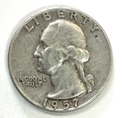 1957-D Washington Quarter - Free Shipping