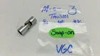 Snap-on tools USA 1/4" drive 5/16" SAE 6 point Swivel Socket TMUS101 Nice!