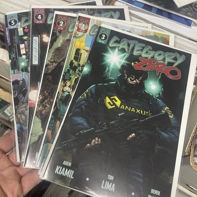 CATEGORY ZERO #1-5 COMPLETE SET CVR A 1ST PRINT 2019 LOT SCOUT COMICS NM
