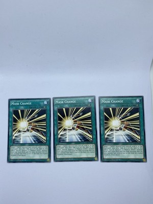 3 X Mask Change Structure Deck: HERO Strike Common SDHS-EN022