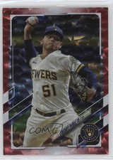 2021 Topps Update Red Foil 93/199 Freddy Peralta #US165 0o1