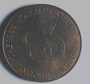 1986 Vancouver Expo - Expo Centre medal