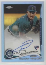 2014 Chrome Image Variation Blue Refractor Rookie 22/199 Taijuan Walker Auto 8k4