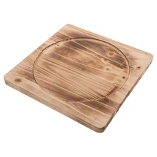 BBQ Charcoal Stove Base Accessories Wood Mat Fire Pit Camp Accessory