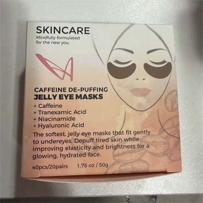 SKINCARE Caffeine Depuffing Jelly Eye Masks 40pcs Niacinamide Hydrating