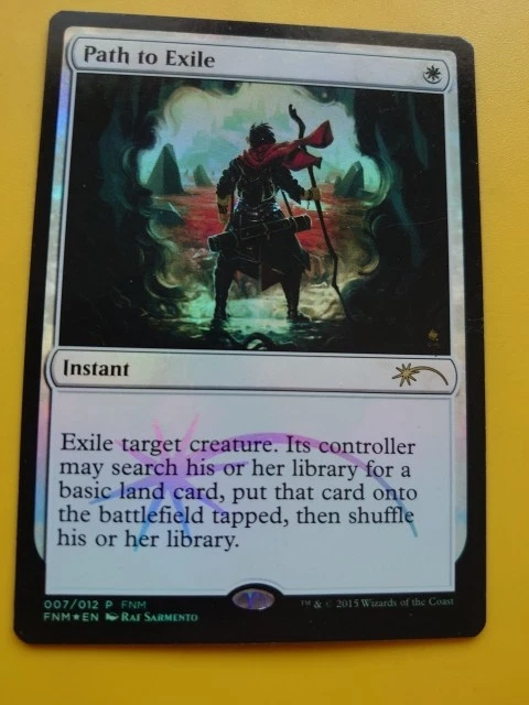 Path to Exile FNM promo. 2015 instant FOIL Magic the Gathering Card. - Image 2 of 4