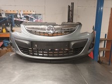 Vauxhall Corsa Sxi Air Hatchback 3 Door 2009-2014 BUMPER (FRONT) Silver