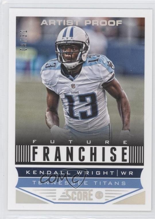 2013 Score Future Franchise Artist Proof 9/32 Kendall Wright #329 fm0
