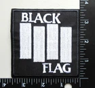 ?BLACK FLAG PUNK ROCK BAND MUSIC BATTLE VEST JACKET EMBROIDERED IRON ON PATCH