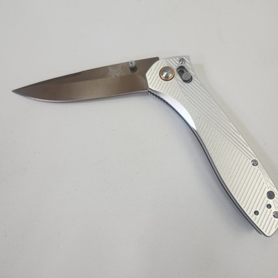 Benchmade 710 McHenry & Williams AXIS Lock Folding Knife Bronze Blade Aluminum