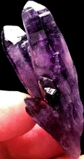 17g Diamond Grade! Super Seven Skeletal Amethyst Quartz Crystal &pyramid s901