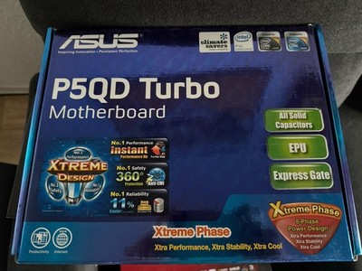 Intel Core 2 Quad Q9650 + Asus P5QD Turbo In OVP LGA 775 P45 Retro Top Zustand