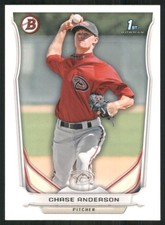 2014 Bowman Prospects #BP62 Chase Anderson Arizona Diamondbacks 36347