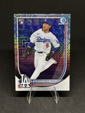 HYESEONG KIM 2025 BOWMAN MEGA BOX MOJO REFRACTOR #91 (RC) 🔥 LOS ANGELES DODGERS